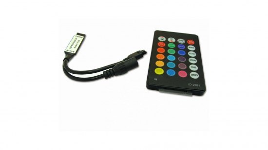 Sterownik LED RGB do taśm LED 3x2A 12V + pilot IR MINI